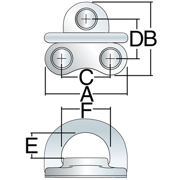 Alça Inox Dobrável Harken 3207 6mm - Image 2