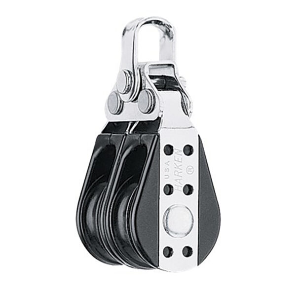 Moitão Duplo Fixo c/ Saída Harken 084 Bullet 29mm