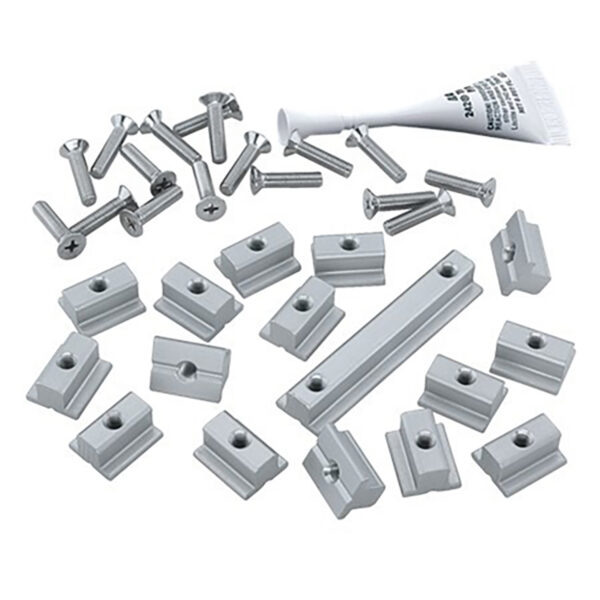 Kit Slug p/ Montagem do Trilho Harken 3805 Mastro Flat 22mm