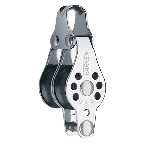 Moitão Duplo Fixo c/ Saída Harken 227 22mm