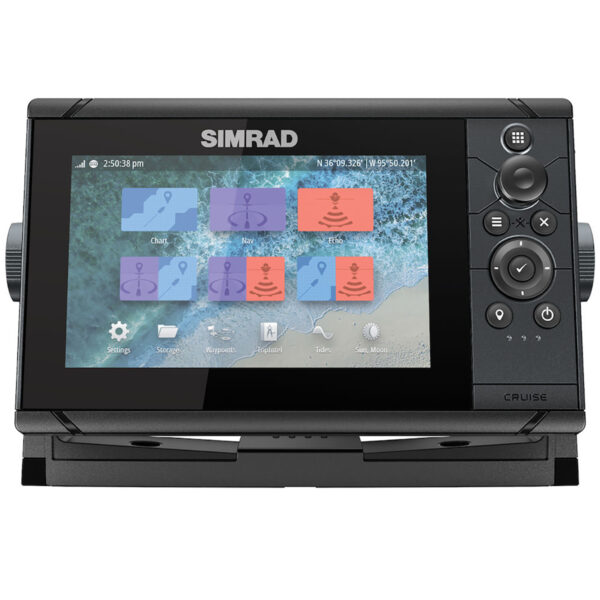 GPS Sonar Simrad Cruise 7 ROW c/ Transdutor 83/200