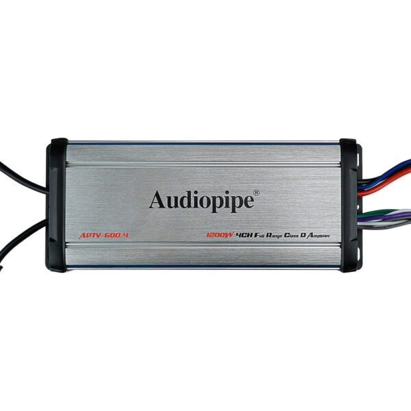 Amplificador Marítimo 4 CH Classe D Audiopipe APTV-600.4 - Image 2