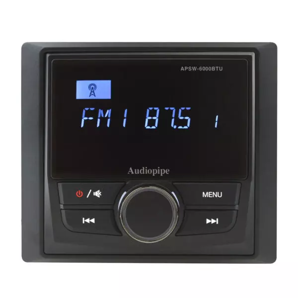 Media Player Marítimo c/ Display 3" AudioPipe APSW-6000BTU - Image 2