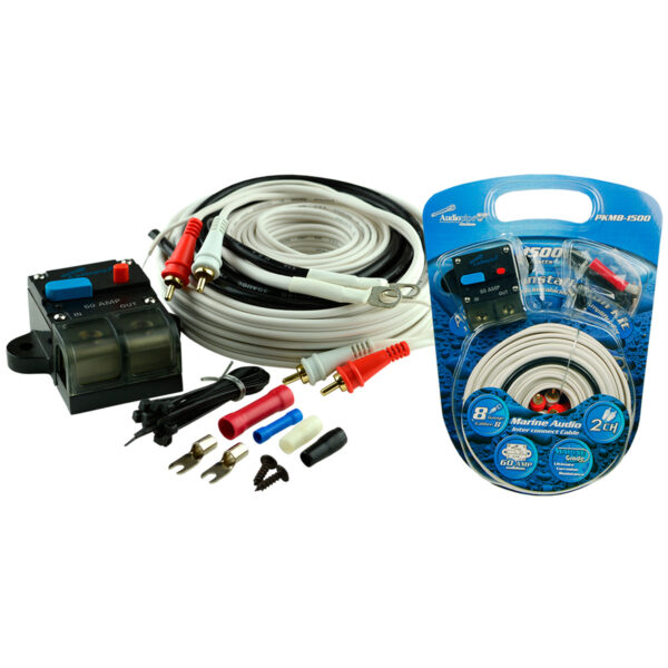 Kit Instalação p/ Amplificador Marítimo AudioPipe PKMB-1500