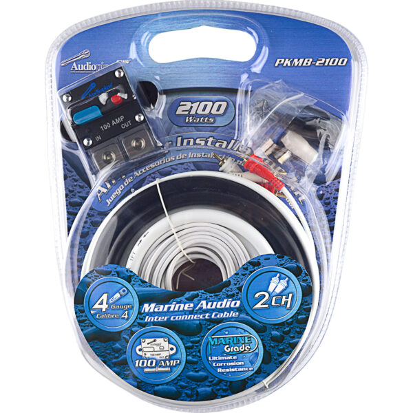Kit Instalação p/ Amplificador Marítimo AudioPipe PKMB-2100 - Image 2