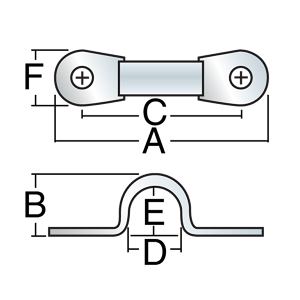 Alça Olhal Composite Harken 23mm Pack c/ 6 UN - Image 2