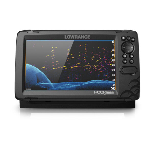 GPS Sonar Lowrance Hook Reveal 9 c/ Transdutor HDI 50/200