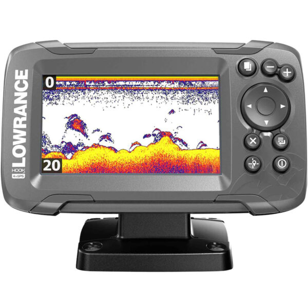 Sonar GPS Lowrance Hook2-4X c/ Transdutor Bullet Skimmer