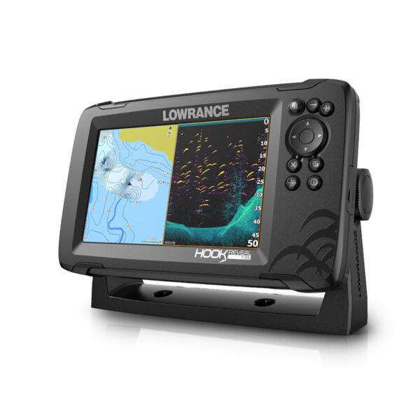 GPS Sonar Lowrance Hook Reveal 7 ROW c/ Capa e Carta Náutica - Image 4