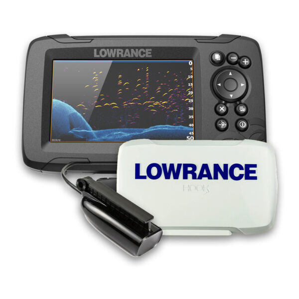 GPS Sonar Lowrance Hook Reveal 5x SS c/ Transdutor e Capa