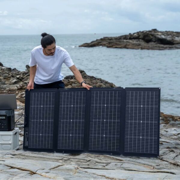 Painel Solar Portátil Bifacial EcoFlow 220W - Image 5