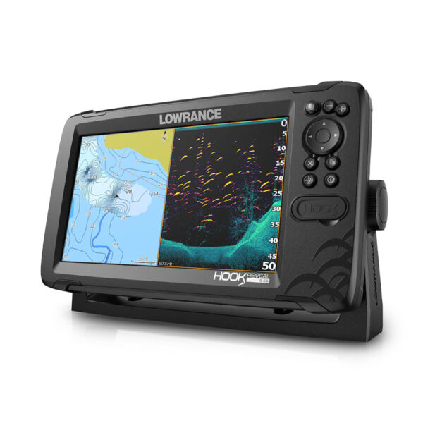 GPS Sonar Lowrance Hook Reveal 9 c/ Capa e Carta Náutica - Imagem 4