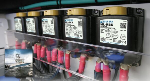 Chave Geral Remota c/ Ctrl. Manual Blue Sea ML-RBS 7700 12V - Image 3
