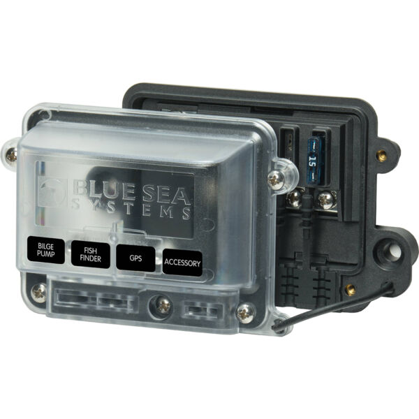 Caixa Porta Fusível A Prova D'água Blue Sea ST-Blade
