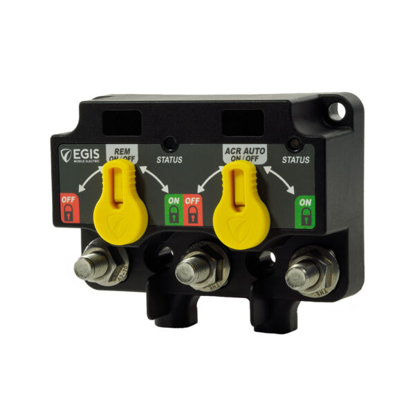 Relé de Carga Duplo (ACR) Programável 300A/500A EGIS XD 8720 - Imagem 2