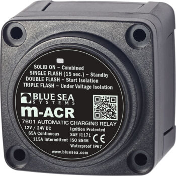 Relé de Carregamento Automático Blue Sea 7601 12/24V 65A