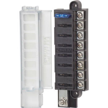 Caixa Porta Fusível Coberta 8 Circuitos Blue Sea 5046