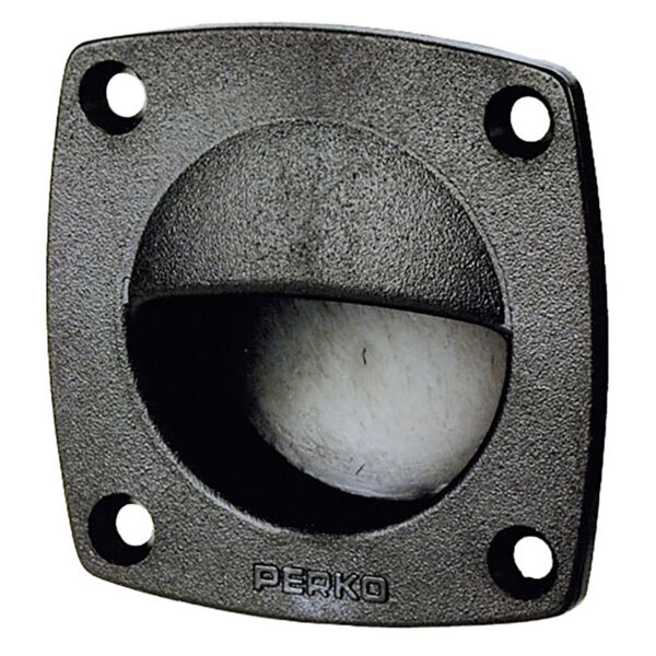 Puxador Embutido Retangular Perko 1016DP0BLK