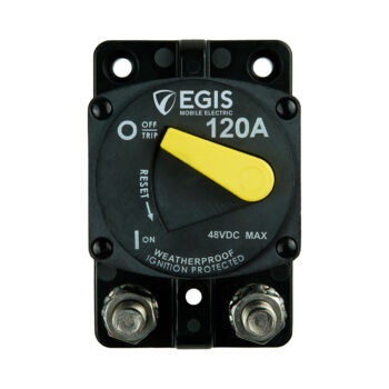 Disjuntor Térmico 120A p/ Sobrepor EGIS 87 Series 4704-120B