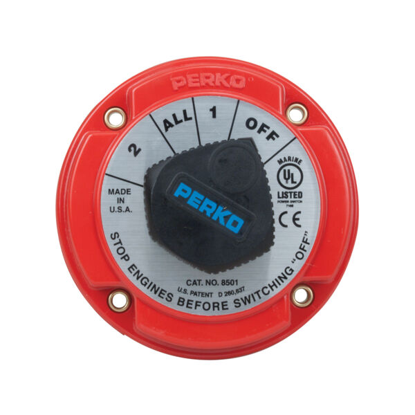 Chave Geral Seletora p/ Bateria 4 Posições Perko 8501 - Imagem 2