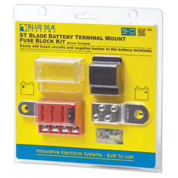 Kit Porta-Fusível p/ Terminal de Bateria 4 Circuitos Blue Sea 5024